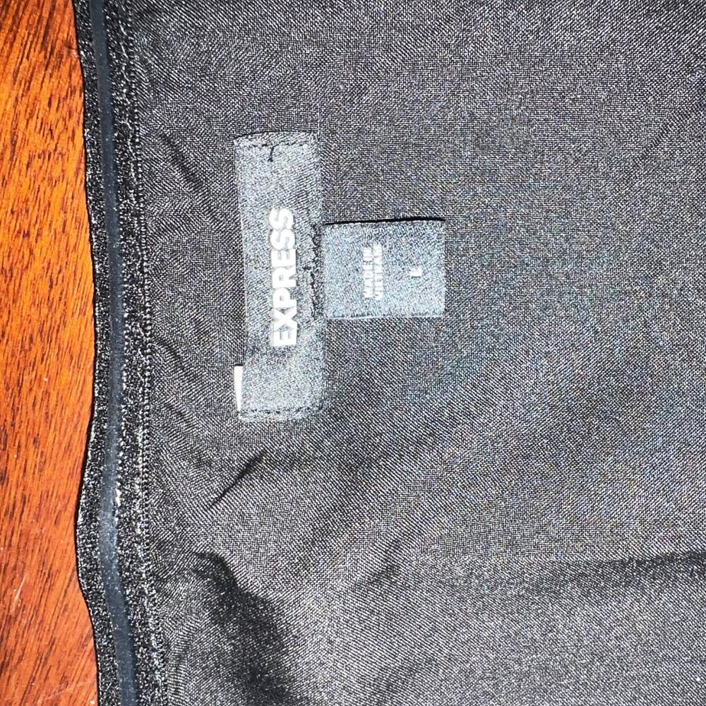 Vegan Leather Strapless Jumpsuit NWOT - Picture 6 of 8
